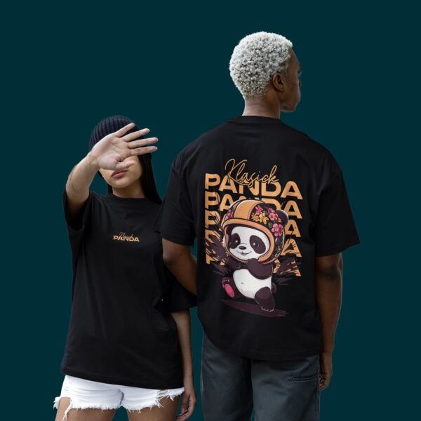 The Klasick Panda – Oversized T-shirt - Image 2