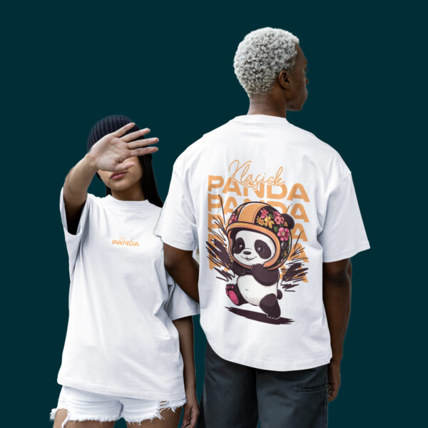 The Klasick Panda – Oversized T-shirt - Image 3
