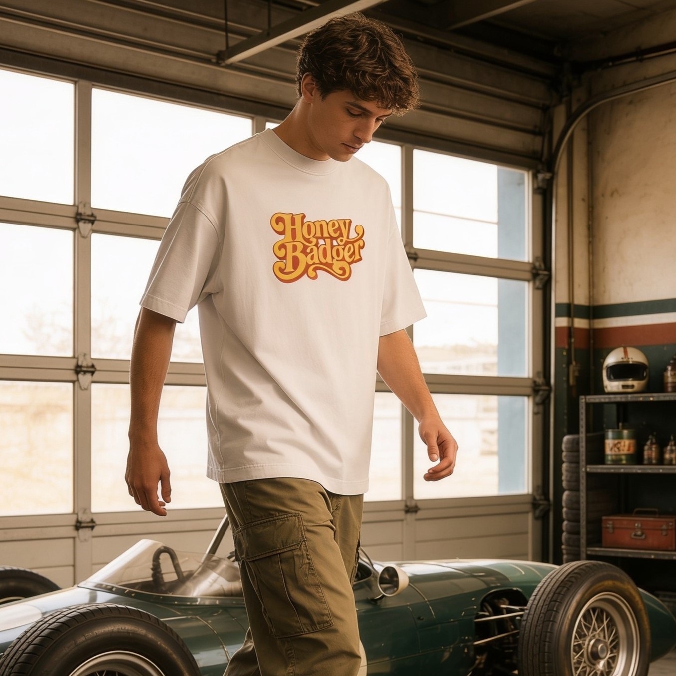 Honey Badger Oversized T-shirt