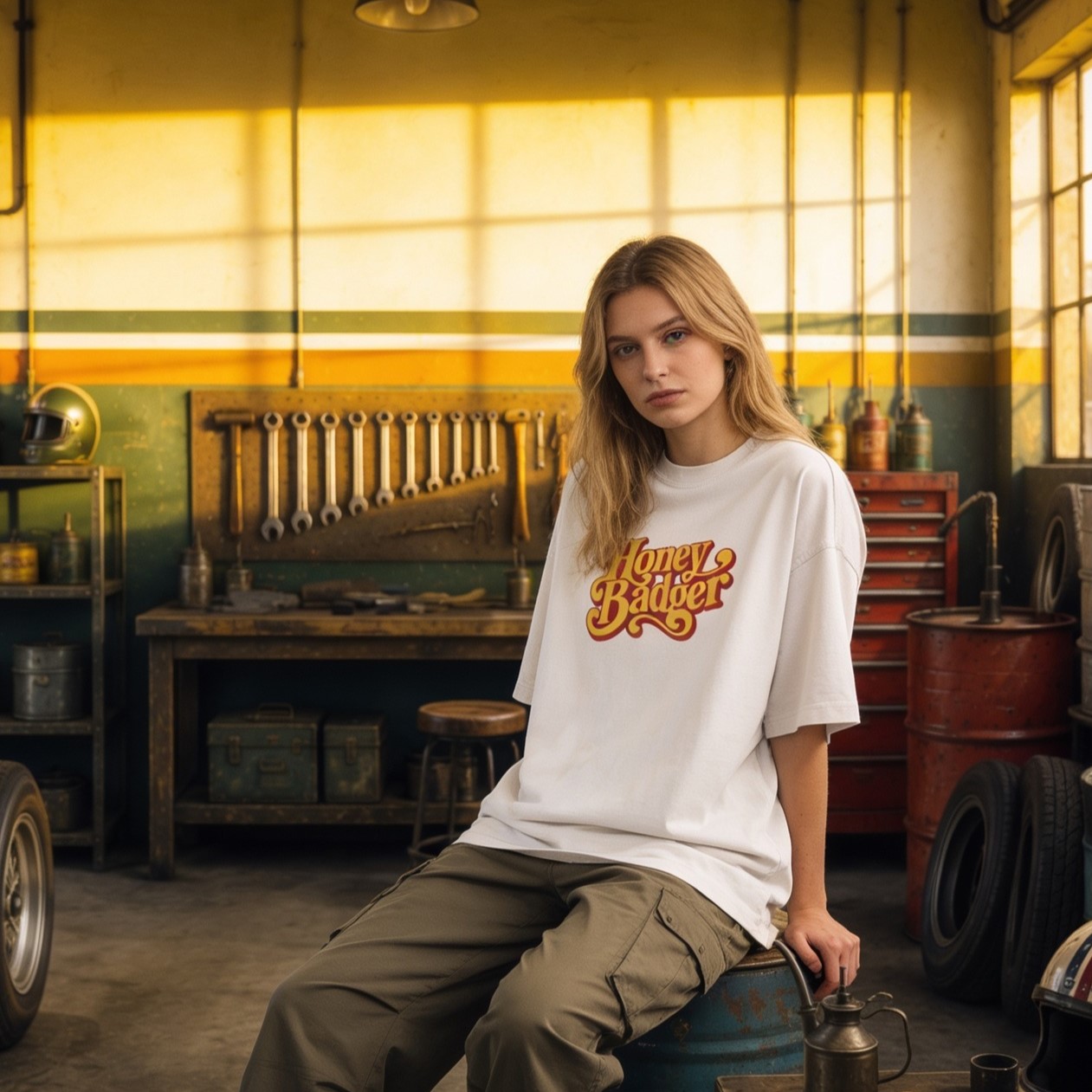 Honey Badger Oversized T-shirt