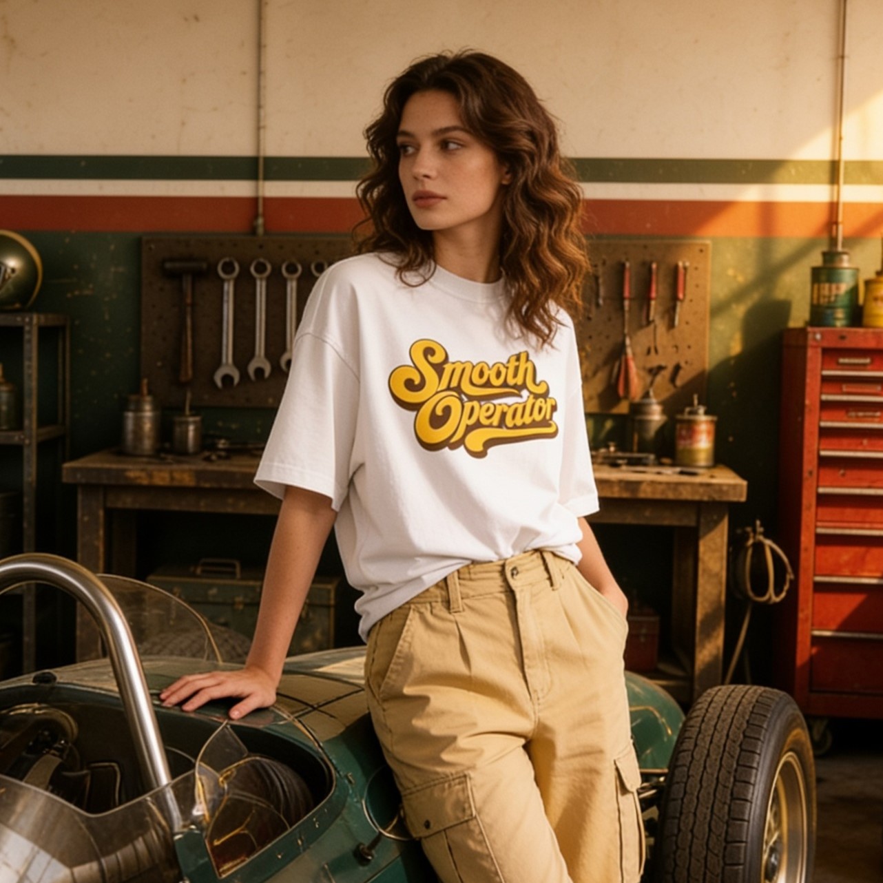 Smooth Operator Oversized T-shirt – 180 GSM - Image 4